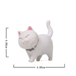 figurines chats cartoon mignon colliers gris noir blanc orange bébé animaux
