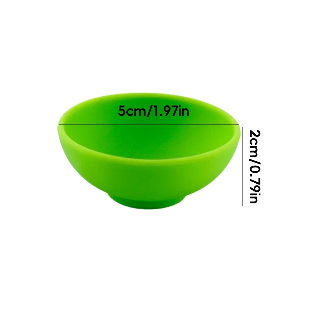 coupelles silicone couleur rayures moderne stockage rangement vert rouge bleu violet jaune noir