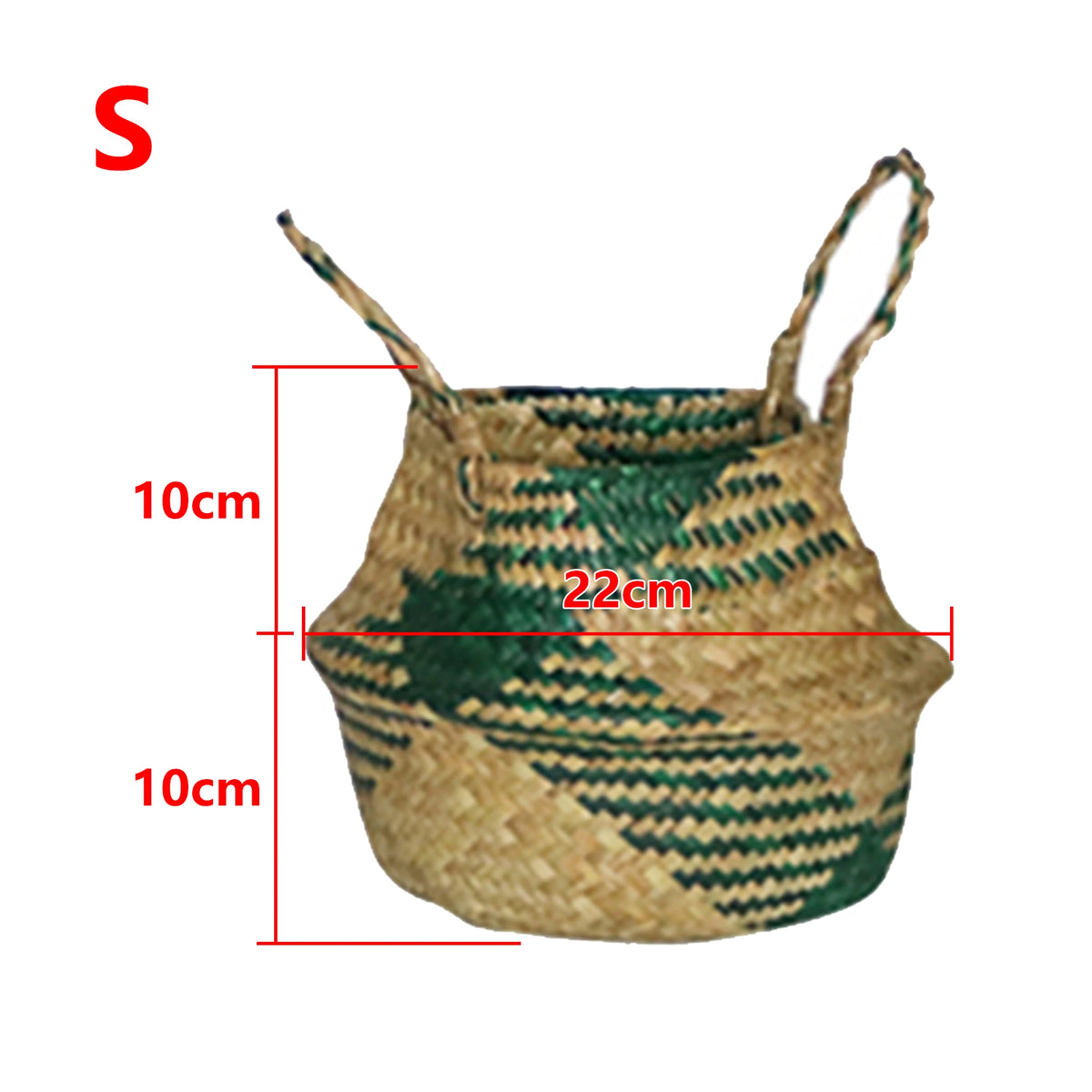 panier tissé fleurs naturel rouge vert orange motifs géométriques rustique.storage ecofriendly