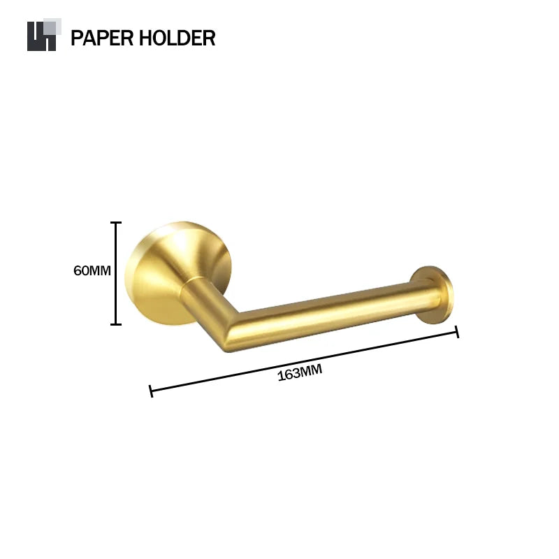 accessoires salle bain doré porte savon porte savonnette porte serviettes moderne minimaliste