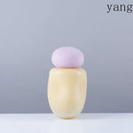 vase decoratif moderne couleur orange jaune rose vert violet texturé minimaliste
