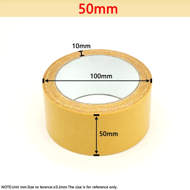 ruban adhésif jaune largeur 10mm 15mm 20mm 25mm 30mm 35mm 40mm 50mm 60mm fixations
