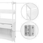 Meuble blanc dans une salle de bain moderne