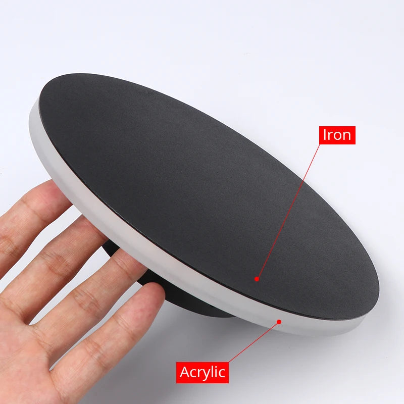 lampe murale LED moderne interrupteur tactile acrylique fer chambre étude
