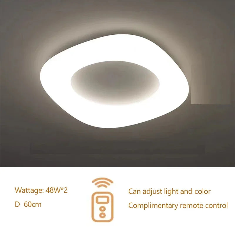 suspension lumineuse blanche moderne acrylique chaînes suspendues salon chambre coucher