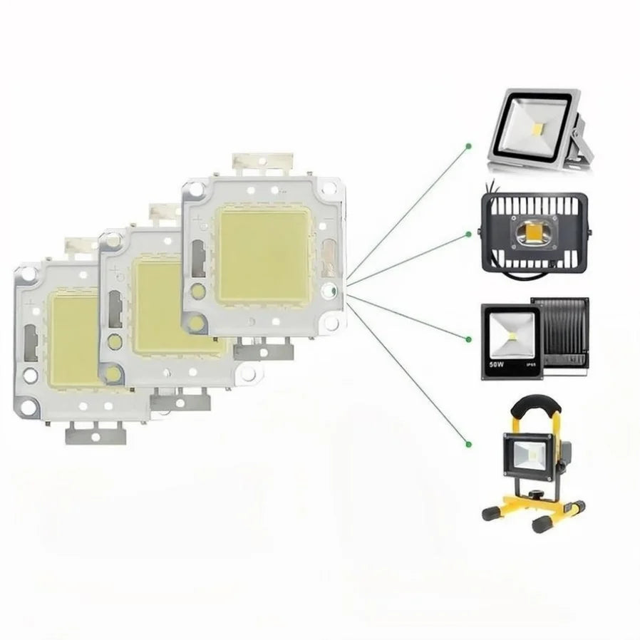 chips led blanc chaud blanc moderne 12v 24v 10w 20w 30w 50w 100w carrés