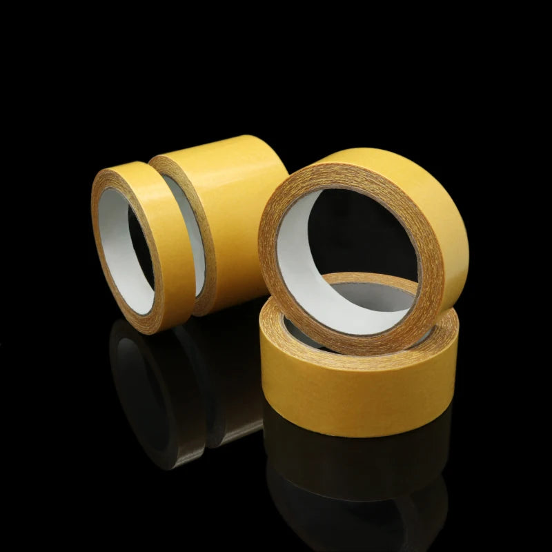 ruban adhésif jaune largeur 10mm 15mm 20mm 25mm 30mm 35mm 40mm 50mm 60mm fixations