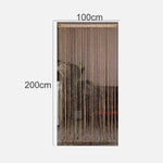 rideau chaîne or moderne 100x200cm tissu opaque porte chambre salon