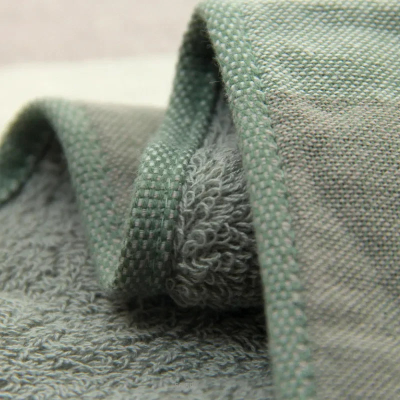 serviettes main coton absorbantes séchage rapide noël carreaux classiques vert gris rose