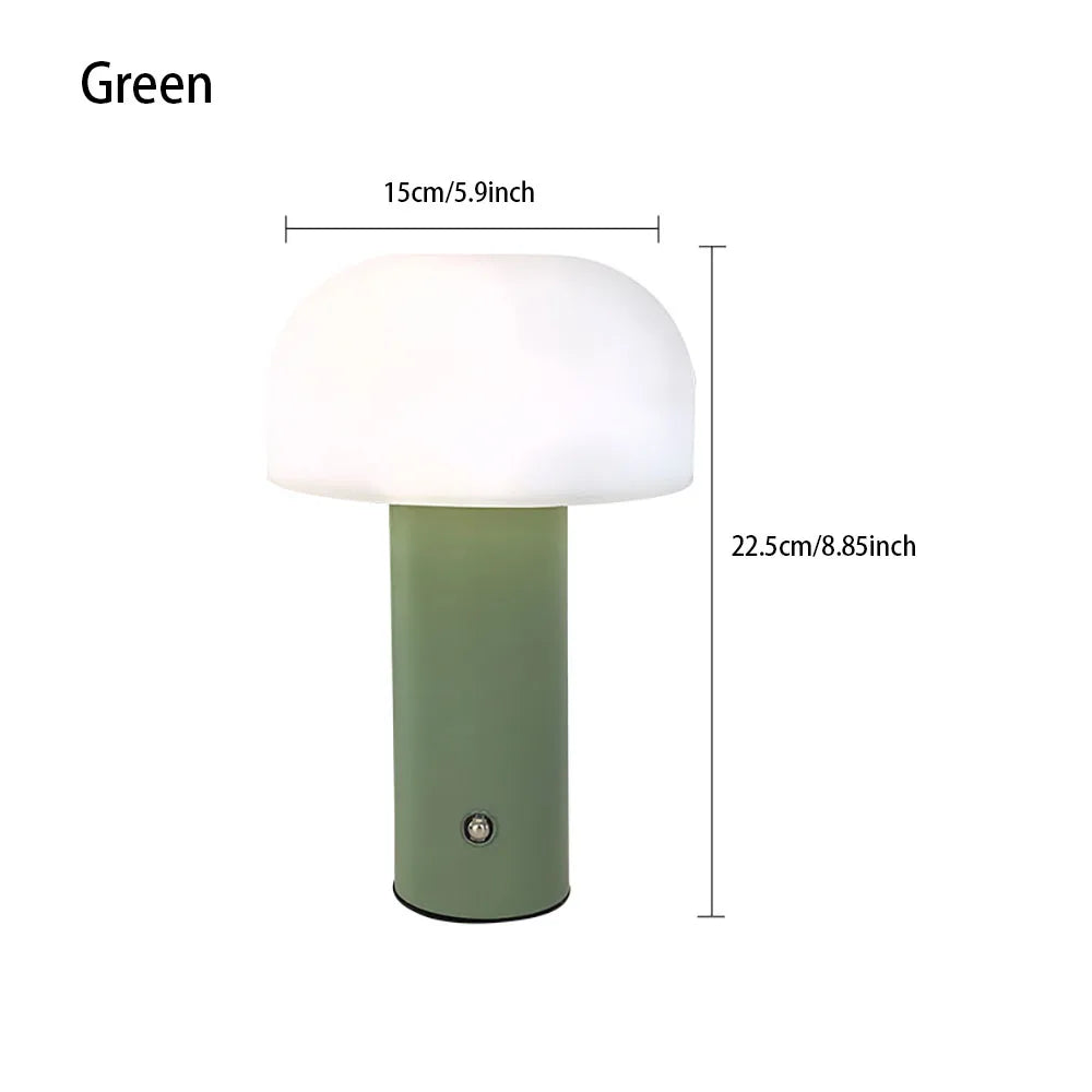lampe table moderne rechargeable led 5v blanc orange vert noir touch switch bas haut