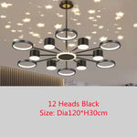 plafonnier led moderne ciel étoilé lune salon chambre enfant noir doré