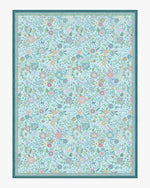 tapis fleuri polyester polypropylène moderne beige vert bleu rose jaune salon chambreextérieur
