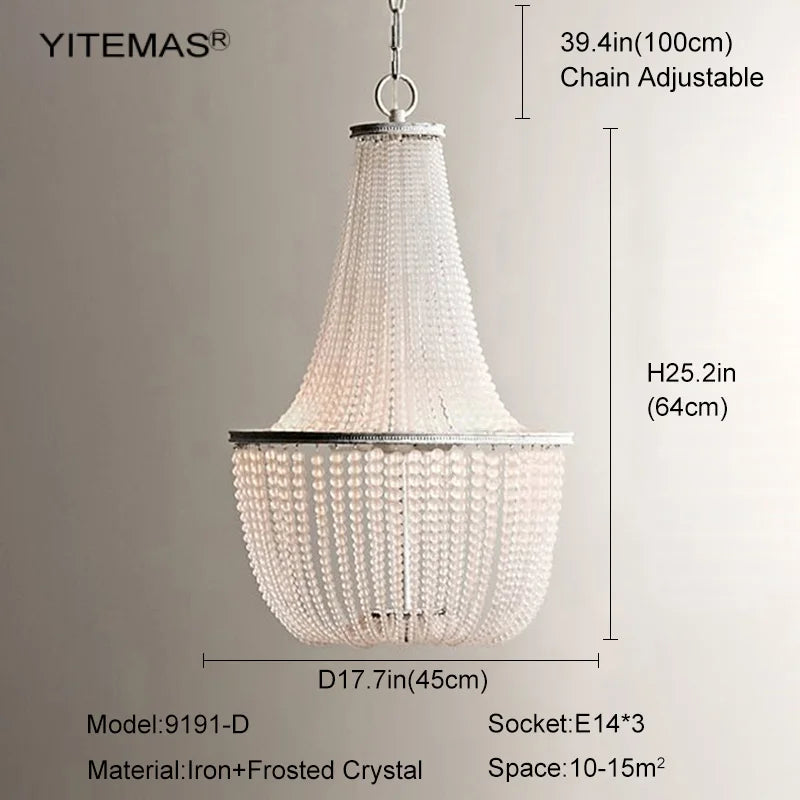 lustre classique cristal transparent doré rangs haute qualité autonome certification sécurité