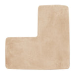 tapis gris doux moderne antidérapant salle bain salon uni mousseolvable chambre coucher