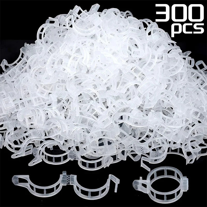 clips végétation transparent clips plastique utilitaire jardin 100pcs 200pcs 300pcs 500pcs 50pcs fixations