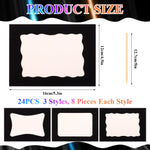 cadres photo gratter créatif enfantins motifs cœurs étoiles fleurs opaques zones transparentes 24 pièces