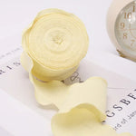 rubans polyester 4cm violet rose beige vert orange motifs franges opaques élégants bricolage bouquets