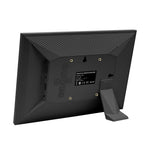 cadre photo numérique hd ips 10 pouces résolution 1280x800 noir blanc moderne pied incliné
