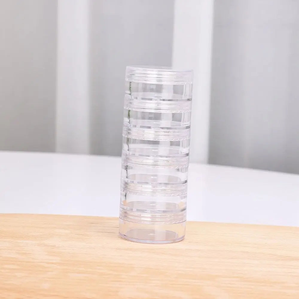 boîte rangement pot crème transparent moderne sans fixation 5g 18mm 31mm