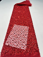 tissu décoratif blanc paillettes fleurs élégant festif polyester coton imperméable occasion mariage haute qualité