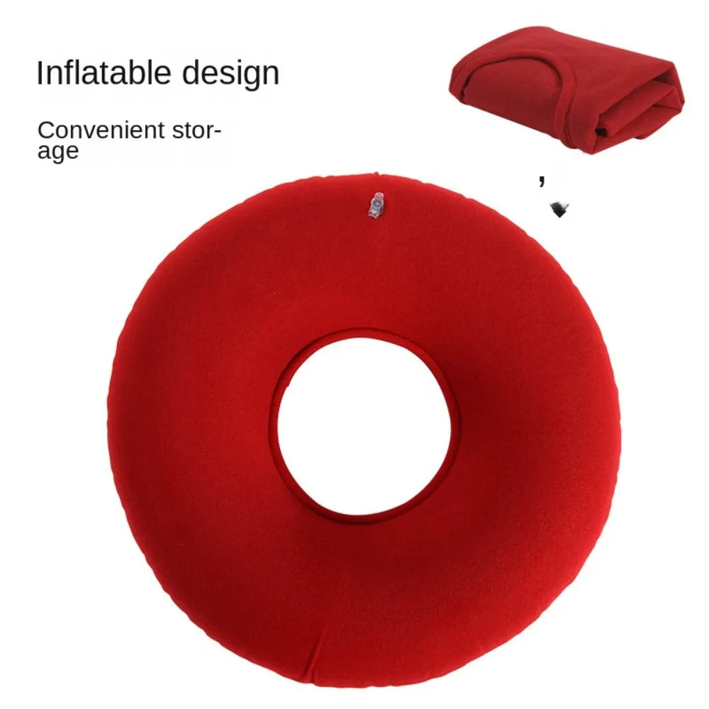 coussin gonflable mousse mémoire forme couleurs vert bleu rouge confort lit siège