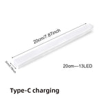 veilleuse led rechargeable détecteur mouvement adhésif blanc blanc chaud moderne port usb type