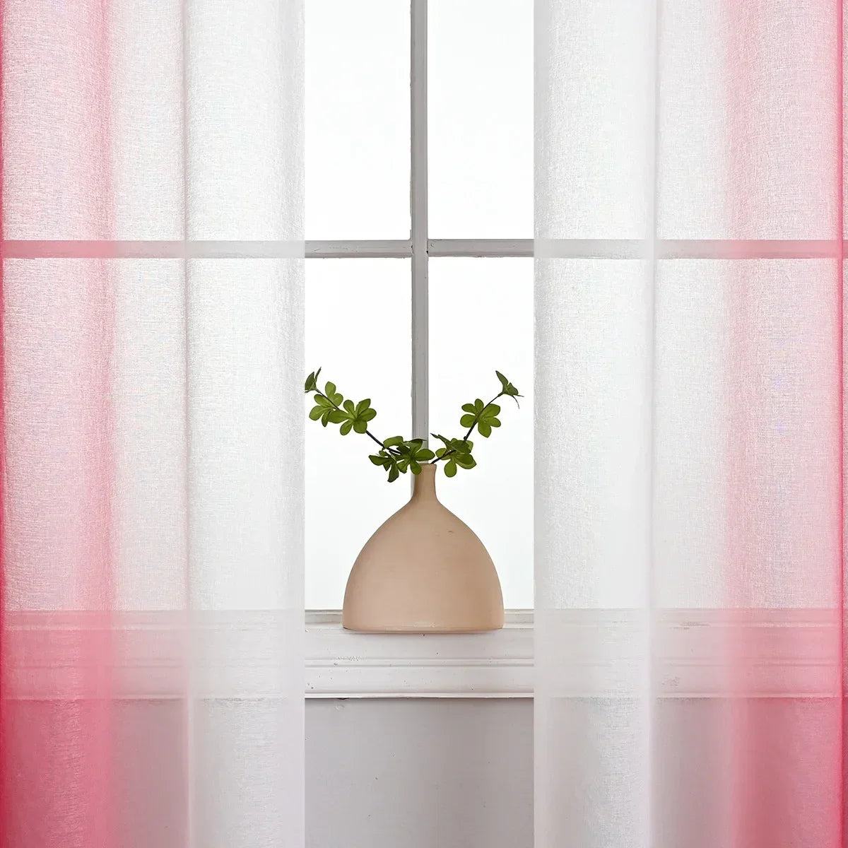 rideau moderne gris blanc ombre translucide 100 polyester panneaux anneaux métalliques chambre salon