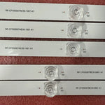 barres lumineuses led blanc rouge fond texturé industrielle technique fixations connecteurs