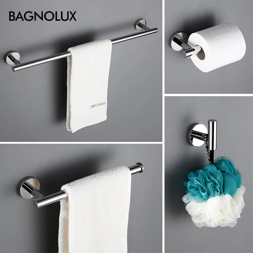 porte serviettes chrome noir autocollant ensemble porte papier barre serviettes anneau moderne salle bain
