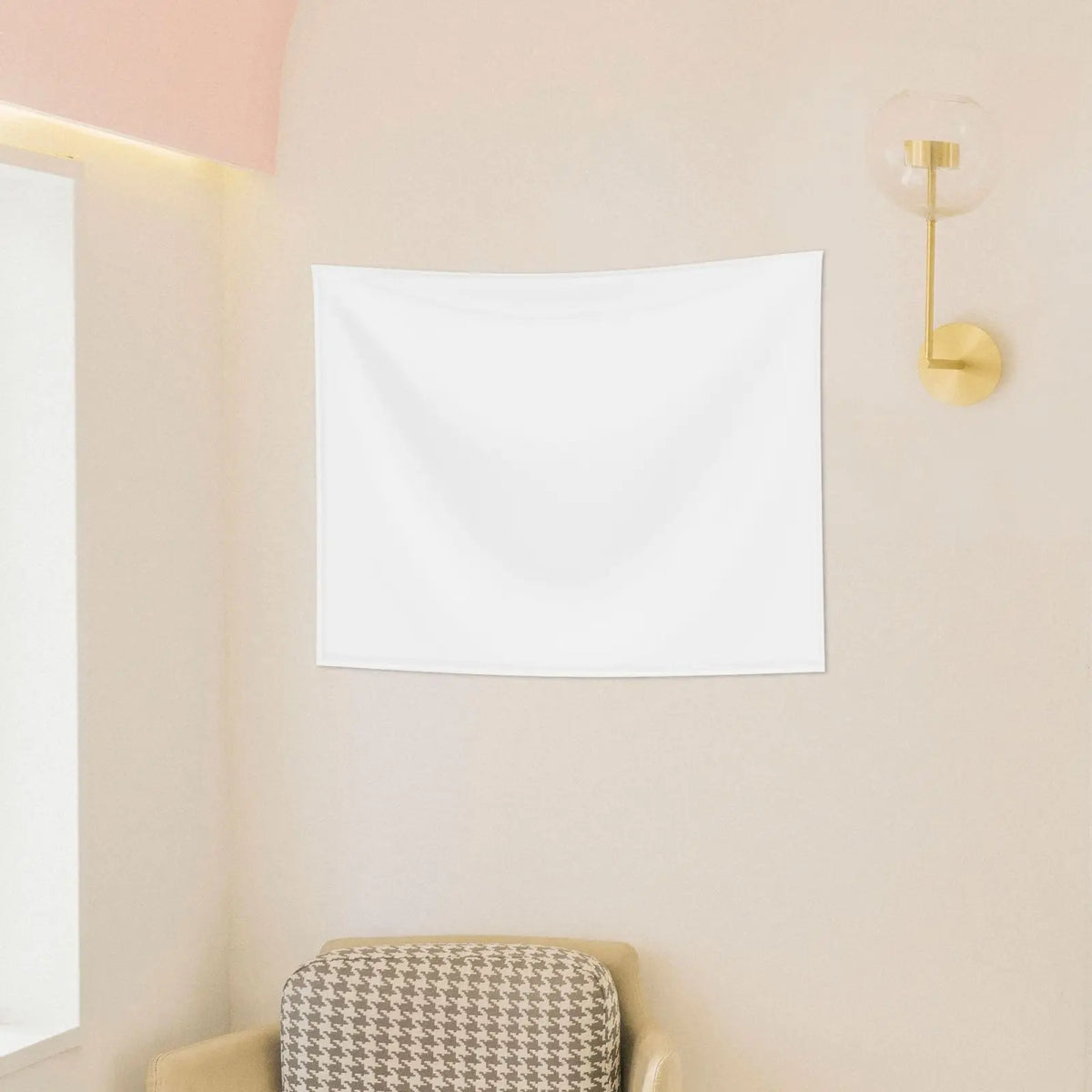 tapisserie imprimée maison anniversaire vacances mariage blanc moderne polyester machine mainSuspensons ici respecter règles