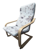 housse chaise gris clair fleurs blanches moderne salon élasthanne polyester imperméable extensible