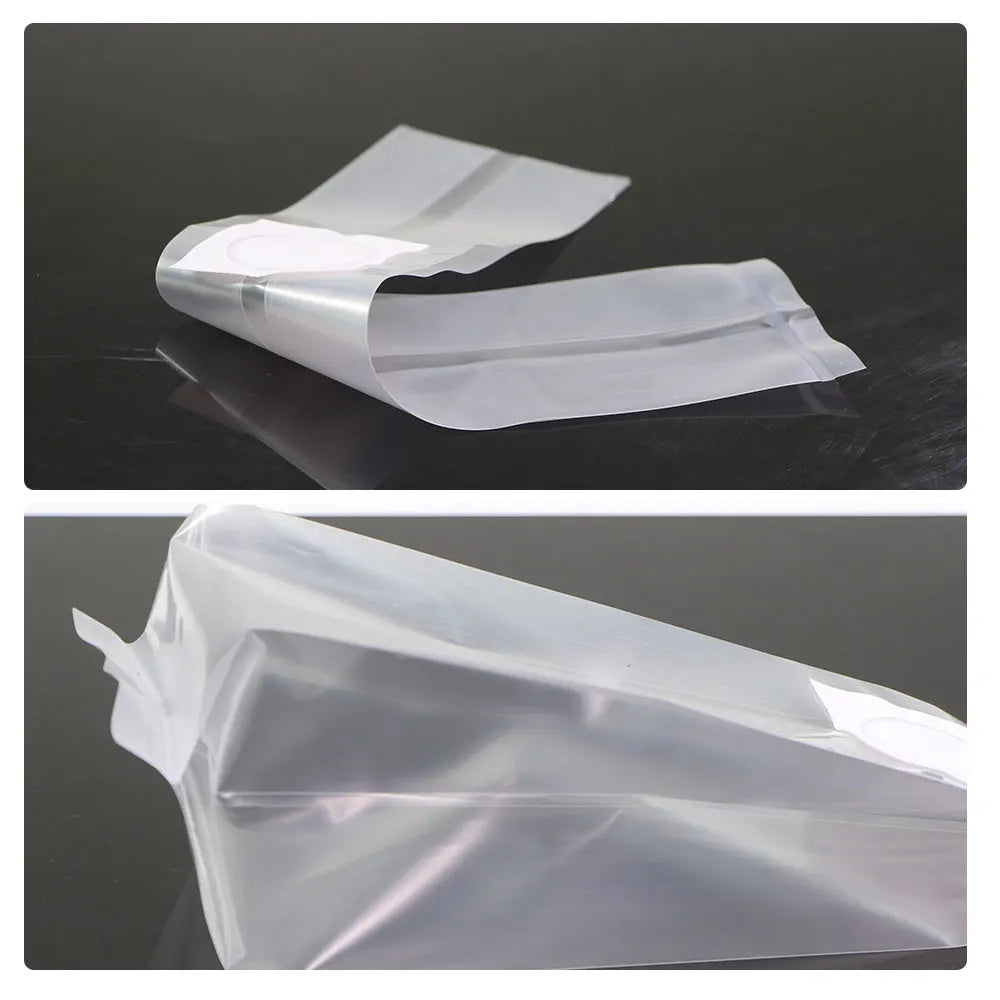 sac culture champignons blanc transparent respirant polypropylène clips fixation jardinage