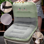 coussin chaise mousse mémoire forme peluche panda confortable anti décubitus animé doux vert marron