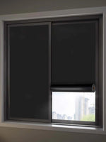 film fenêtre noir opaque adhésif statique isolation thermique protection uv moderne décoration chambre obscurité