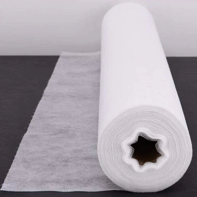 serviettes massage jetables blanches non tissées taille 53x70cm pack 50 rouleau moderne