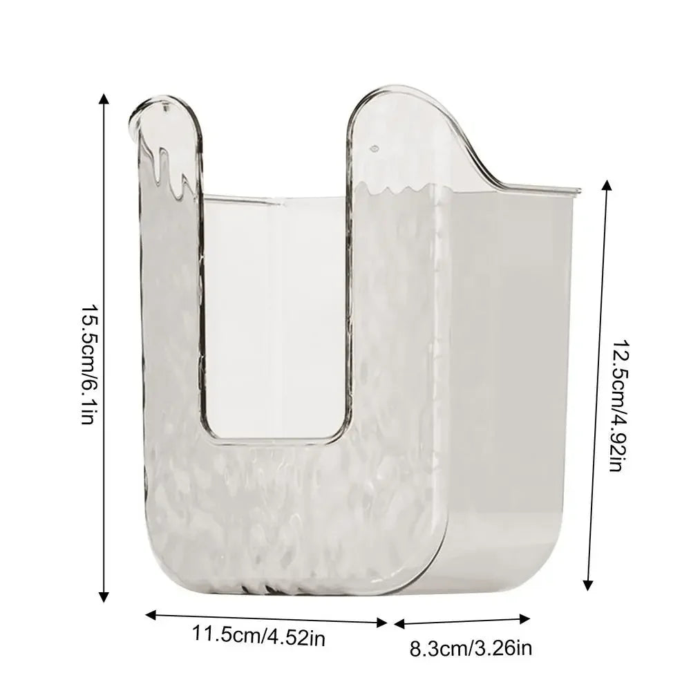porte serviettes porte guêtres transparent moderne pratique adhésif cuisine salle bains