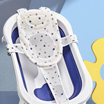 filet bain bébé étoiles blanc bleu rose clips moderne confortable sécurité antidérapant tissu