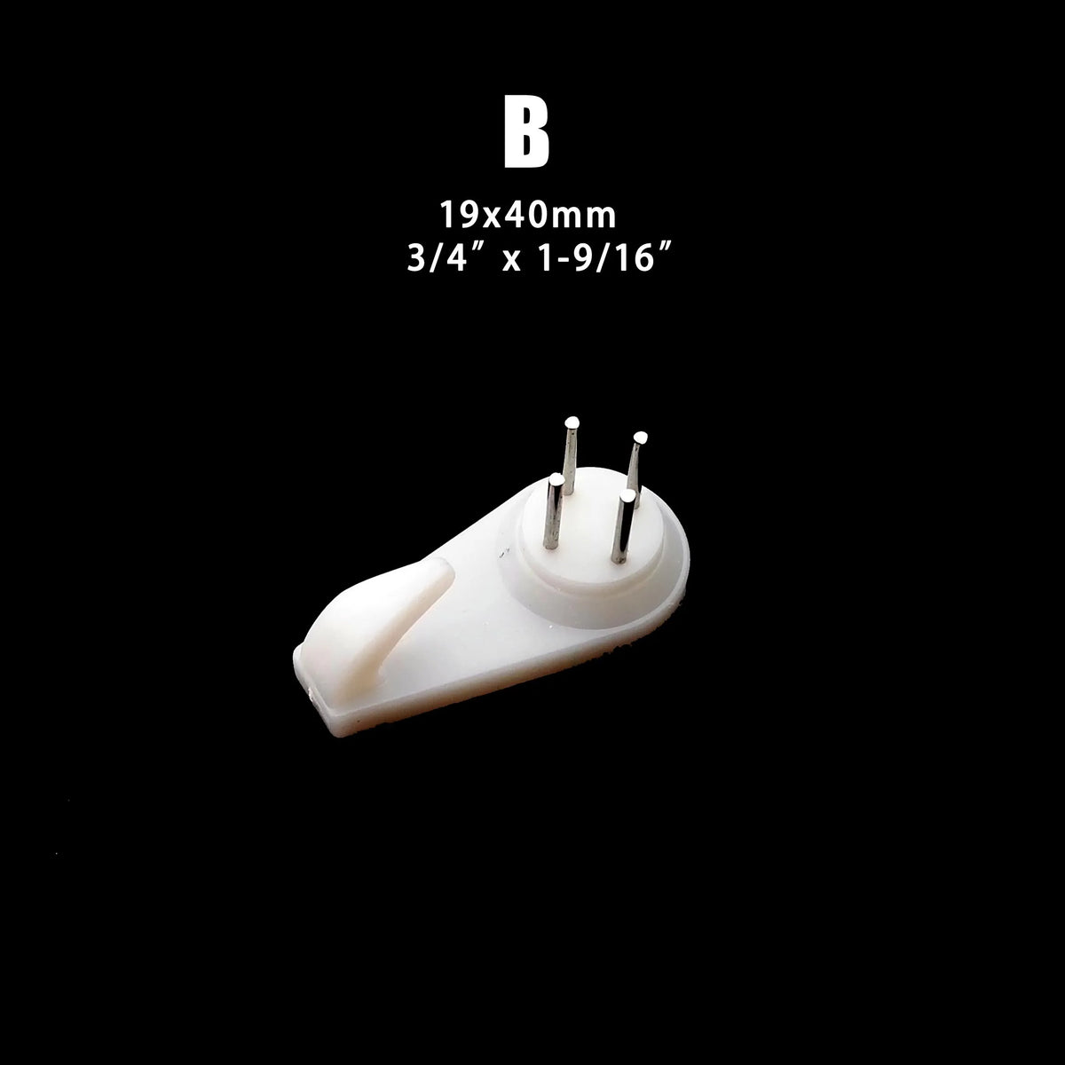 cintres blancs plats modernes tableaux 19x40mm 21x50mm 13x24mm 12pc invisible fixations