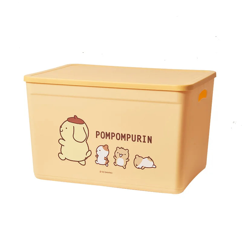 boîtes rangement plastique imperméable my melody pom pom purin multiple utilisations poignées