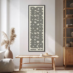 affiche moderne graphique spirales concentriques toile rectangle horizontal décoration intérieure abstraite encre imperméable opaque