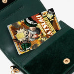 sticker carte crédit anime katsuki bakugo personnalisable réutilisable waterproof multicolore