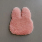 coussins décoratifs fourrure animaux rose clair blanc moderne doux lapin chat nuage