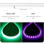 ruban led néon rgb cob 576 diodes ultra lumineux flexible étanche ip68 moderne