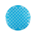 tapis bain anti dérapant moderne perforé motifs circulaires rose vert bleu gris violet