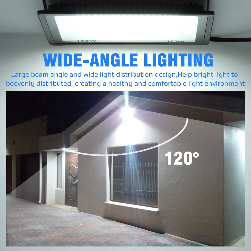 projecteur led puissance variable noir moderne mural 100w 200w 300w 220v aluminium