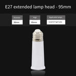 adaptateur éclairage plafonnier e27 led blanc moderne extension socket électrique