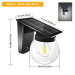 lampe solaire murale ip65 e27 moderne transparent abs pc