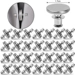 aimants magnétiques argentés modernes rideaux 17mm 20mm 25mm métal lisse chambre coucher