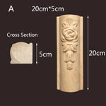 applique murale bois massif sculptée fleurs classique baroque décoration maison beige clair