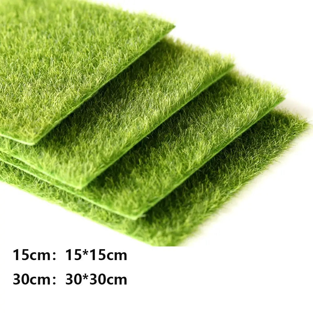 tapis imitation herbe vert texture pelucheuse tapisserie moderne décoration intérieure 15cm 30cm apaisante naturelle